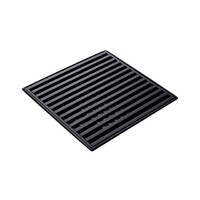 Floor Waste Sedek Mila 100-316 Grille Stainless 90mm MATT BLACK