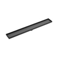 Linear Floor Grate 316 SS Tile Insert 100mm x 26mm (per metre) MATTE BLACK