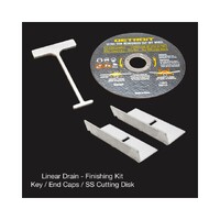 Hide Drain Cover Linear Finishing Kit (Box B) - 1210-10mm - Everhard Easy Drain Compatible