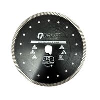 IQ Power Tools Dry Diamond Blade 250mm Hard Material 2 Porcelain  - Stone