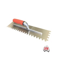 Notch Trowel Bright Steel 400mm Long x 10mm